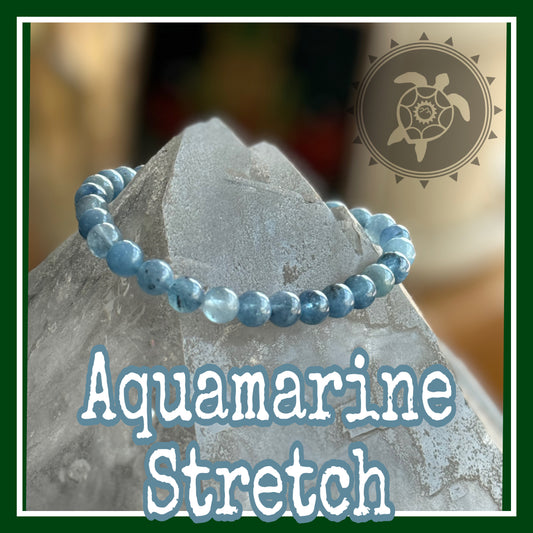 Aquamarine Stretch Bracelet